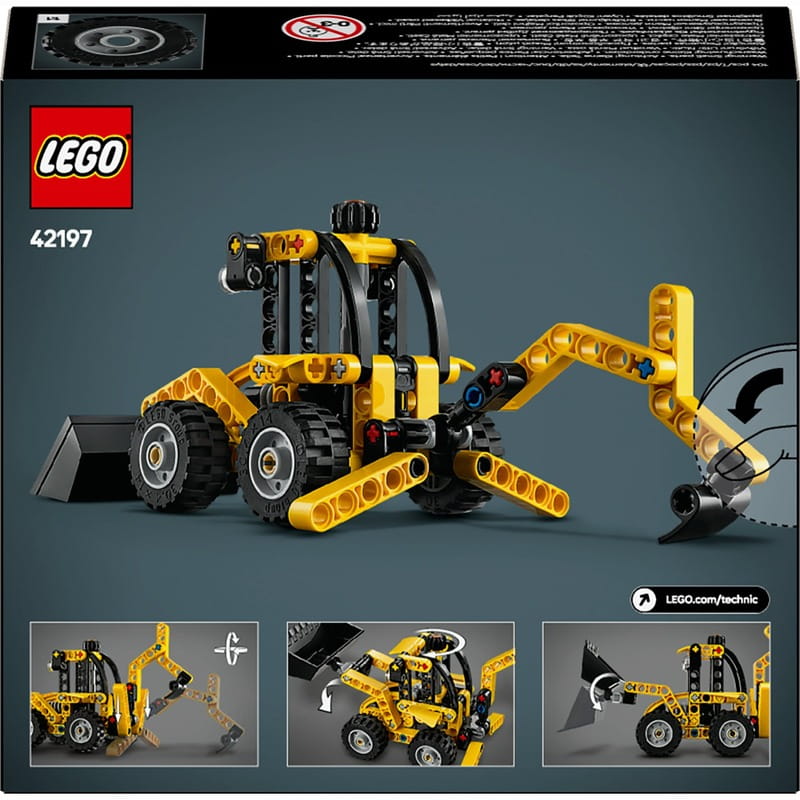 Конструктор LEGO Technic Екскаватор-навантажувач (42197)