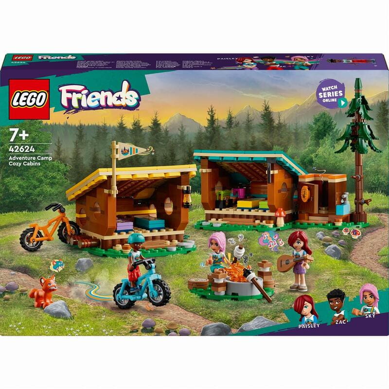 Конструктор LEGO Friends Затишні будиночки у пригодницькому таборі (42624)