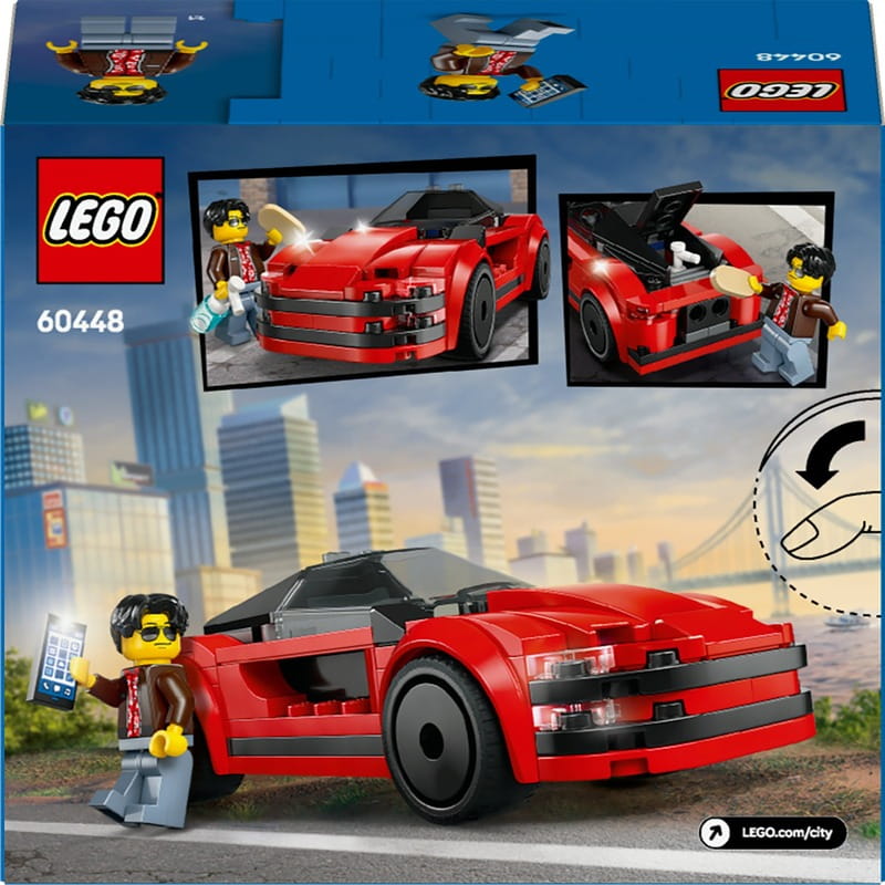 Конструктор LEGO City Красный спортивный автомобиль (60448)