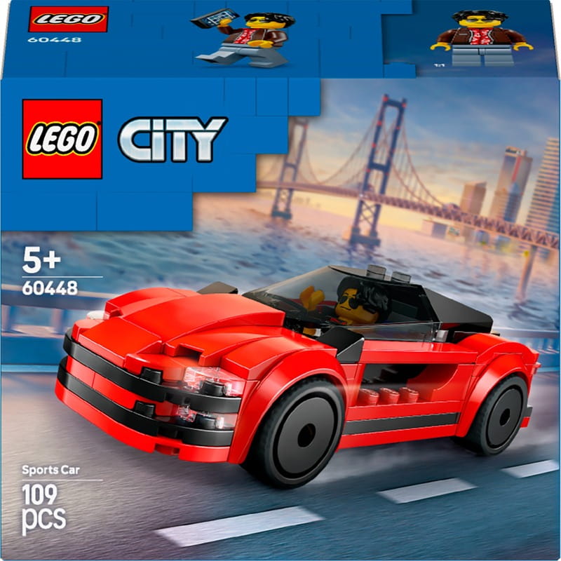 Конструктор LEGO City Червоний спортивний автомобіль (60448)