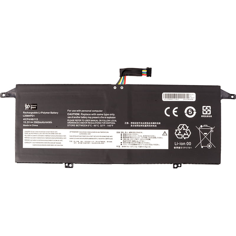 АКБ PowerPlant для ноутбука Lenovo ThinkBook 13x ITG (L20M4PD1) 15.2V 2900mAh (NB482481)