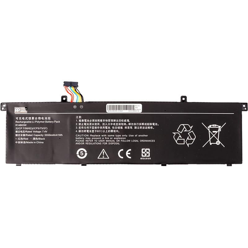АКБ PowerPlant для ноутбука Xiaomi Pro X 14 (R14B03W) 7.4V 5500mAh (NB530083)