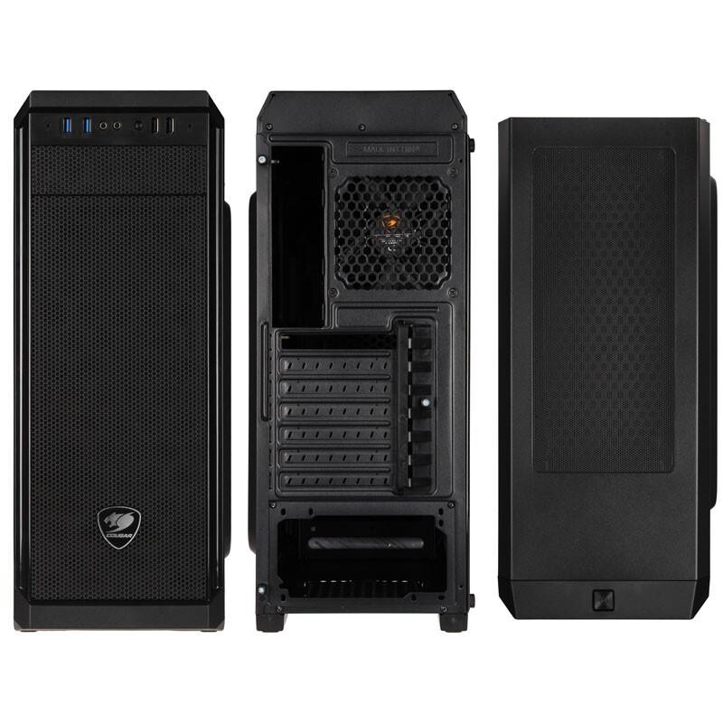 Корпус Cougar MX330-G Black без БЖ
