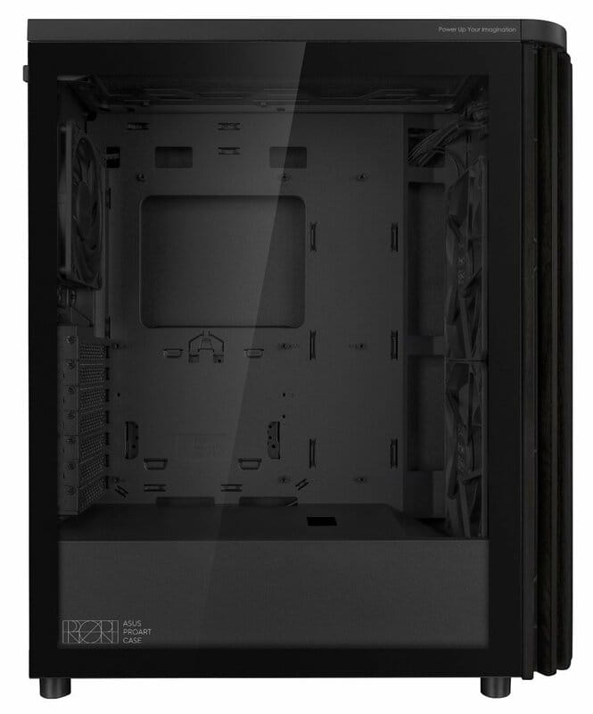 Корпус Asus ProArt PA401 Wood Edition - Tempered Glass без БП (90DC00M0-B39000)