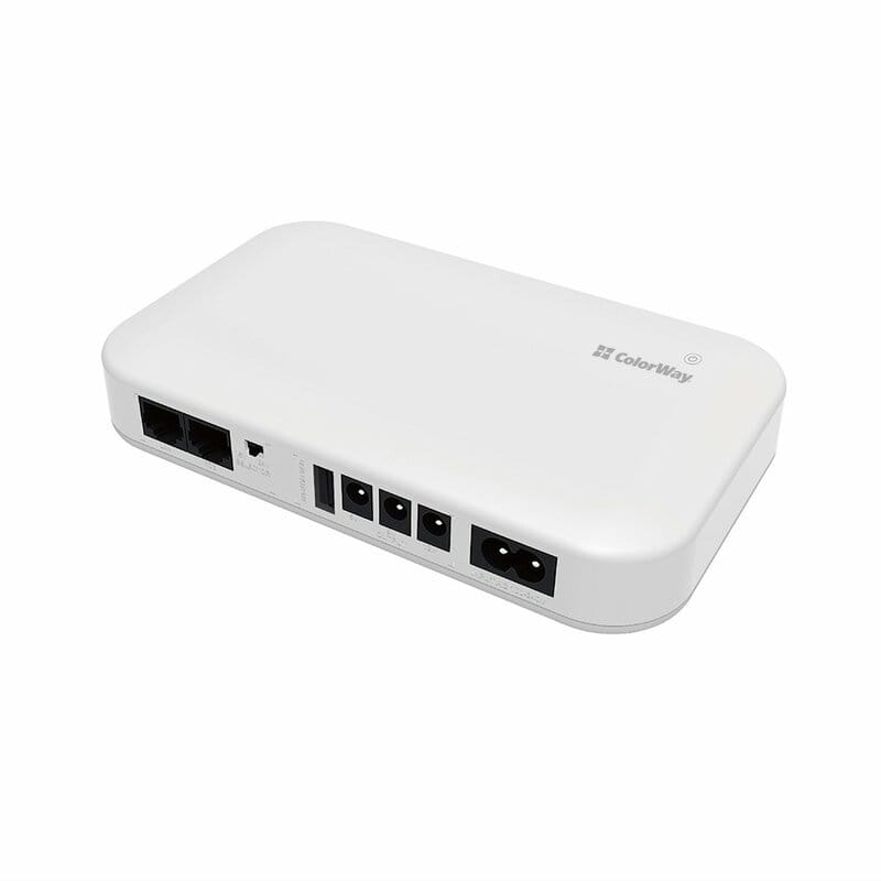 ИБП для роутеров/коммутаторов ColorWay CW-PB088LI3WT 8800mAh 21W DC 5V/9V/12V/24V V2