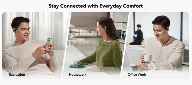 Bluetooth-гарнітура Anker SoundCore AeroFit 2 Black (A3874G11)