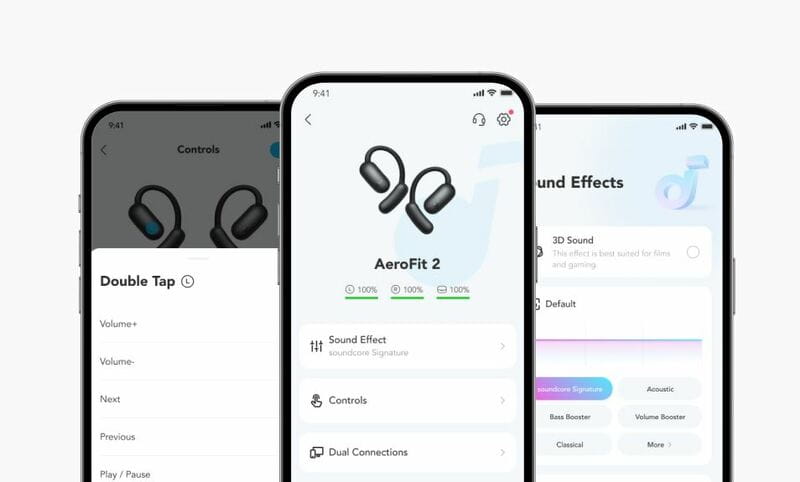 Bluetooth-гарнітура Anker SoundCore AeroFit 2 Black (A3874G11)