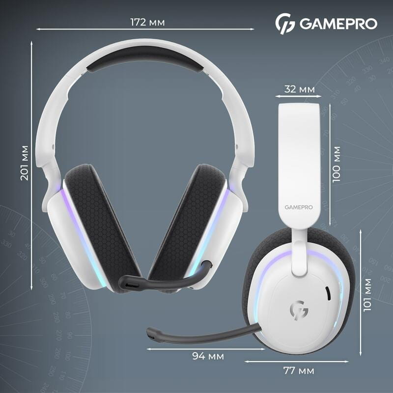 Гарнітура GamePro Asgard Bragi White (HSW250W)