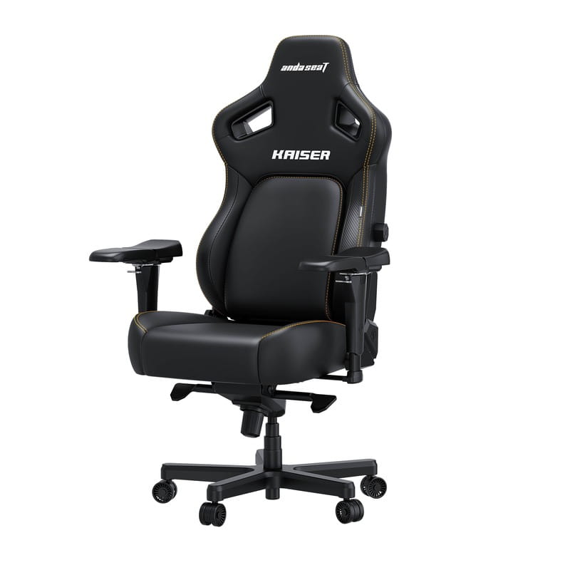 Кресло для геймеров Anda Seat Kaiser 4 Size L Black Premium PVC (AD12YDDC-L-20-B-PV/C)