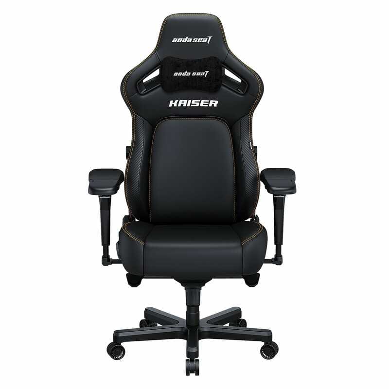 Кресло для геймеров Anda Seat Kaiser 4 Size L Black Premium PVC (AD12YDDC-L-20-B-PV/C)