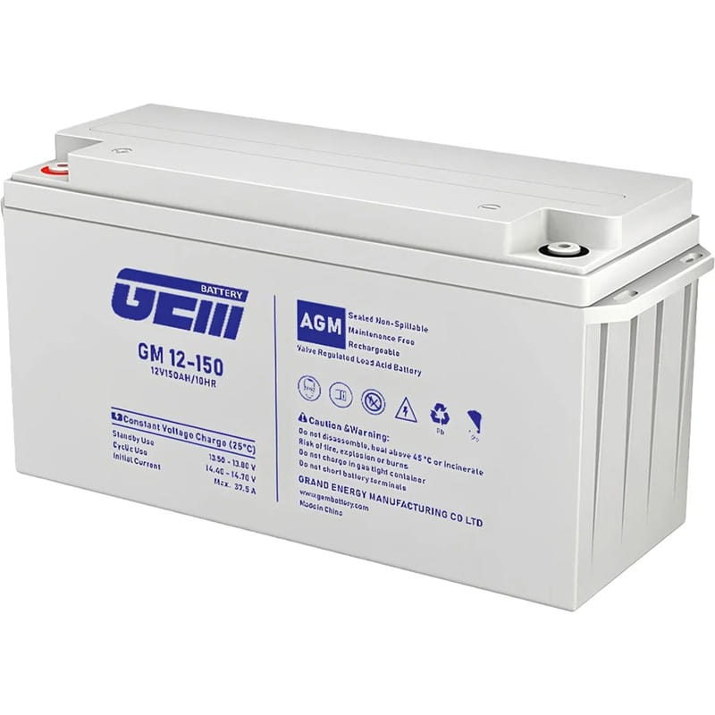 Акумуляторна батарея GEM Battery 12V 150AH (GM 12-150) AGM