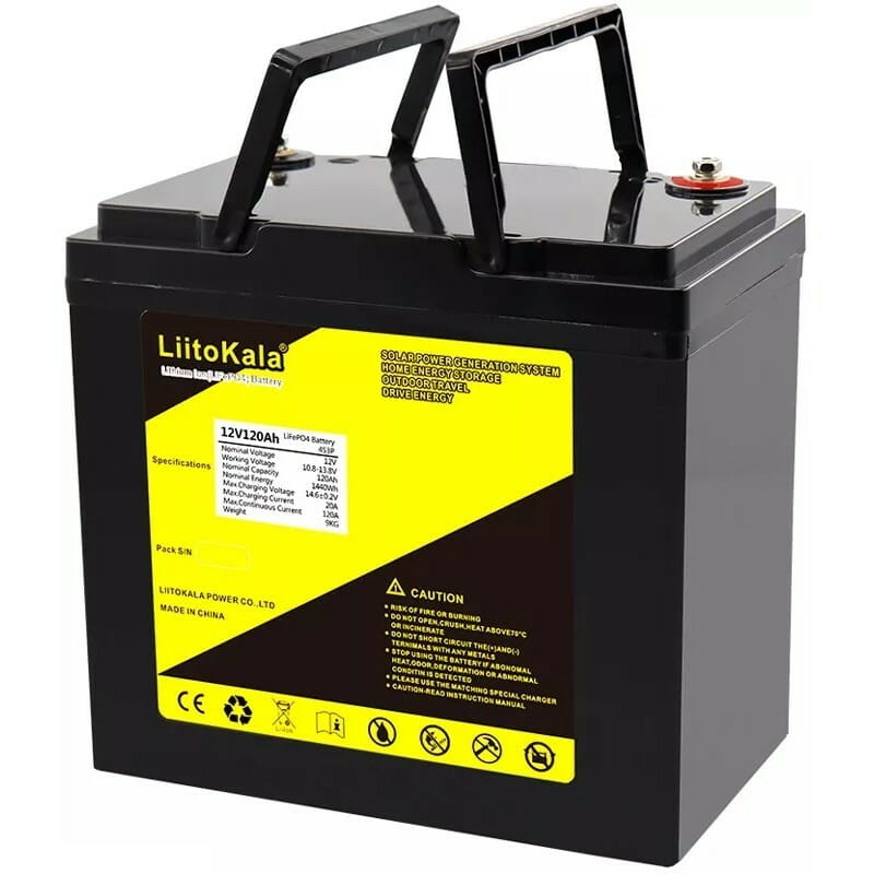 Акумуляторна батарея Liitokala 12V120Ah LiFePO4