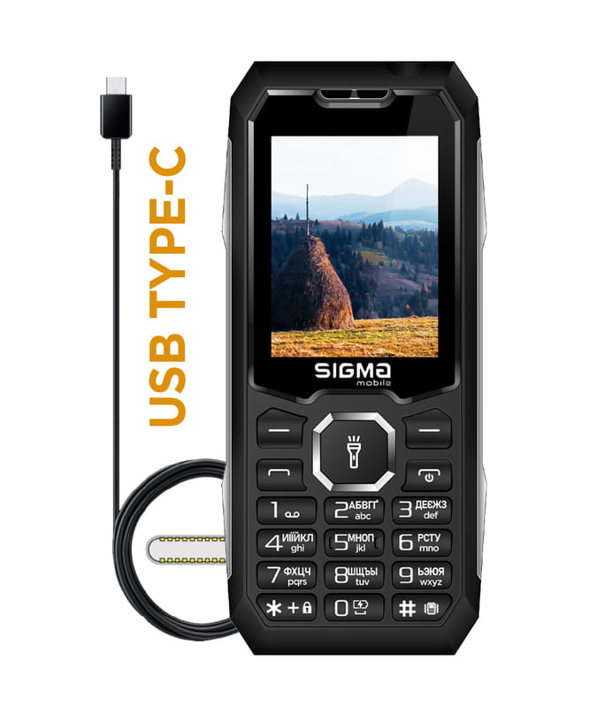 Мобильный телефон Sigma mobile X-style 341 Bro Black (4827798368411)