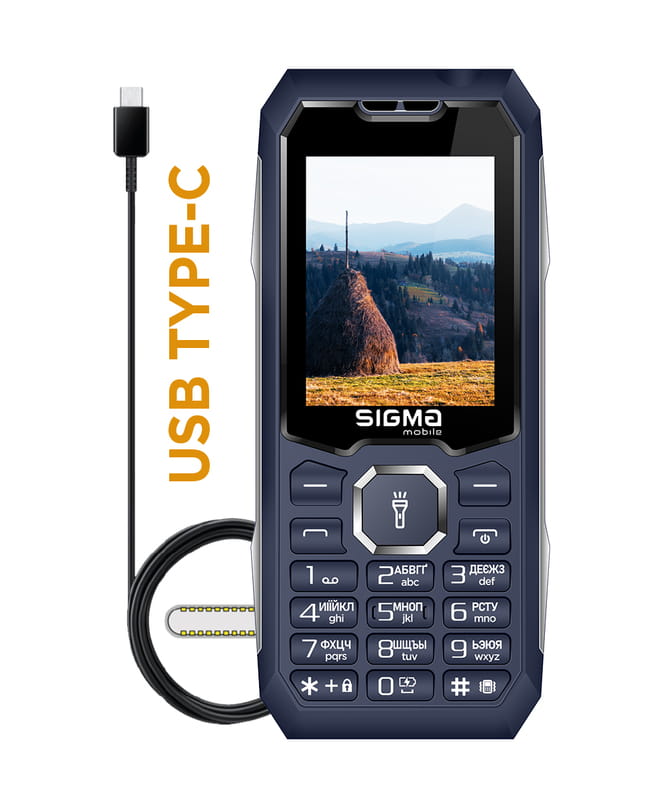 Мобiльний телефон Sigma mobile X-style 341 Bro Blue (4827798368428)