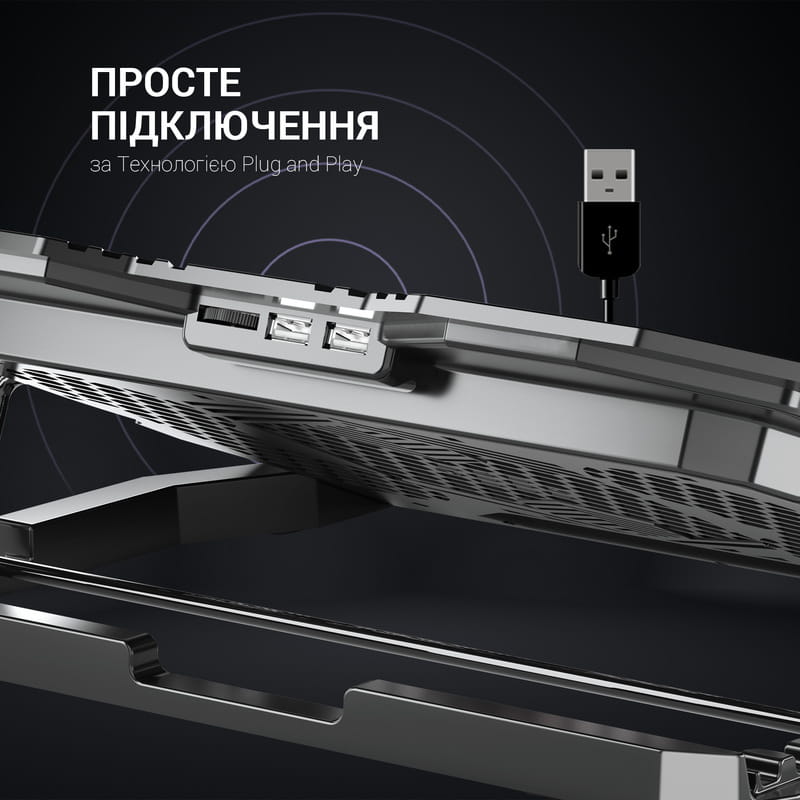 Охолоджуюча підставка для ноутбука GamePro CP626