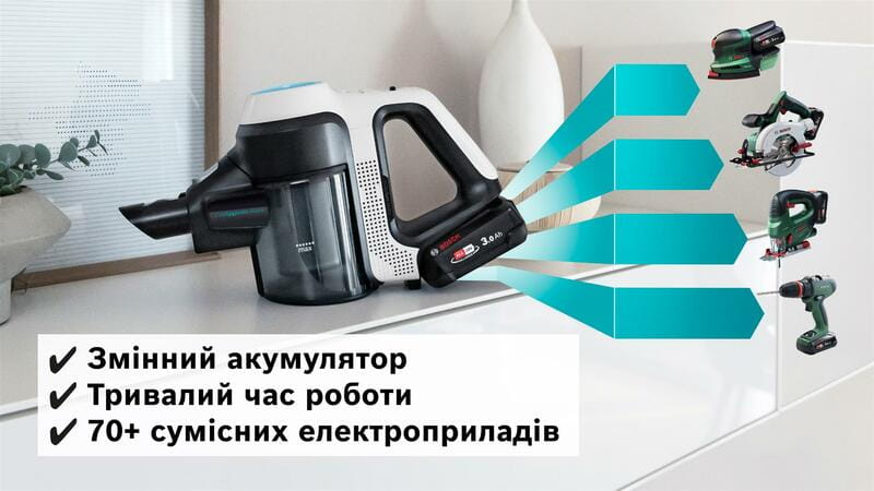 Акумуляторний пилосос Bosch BCS71HYG2