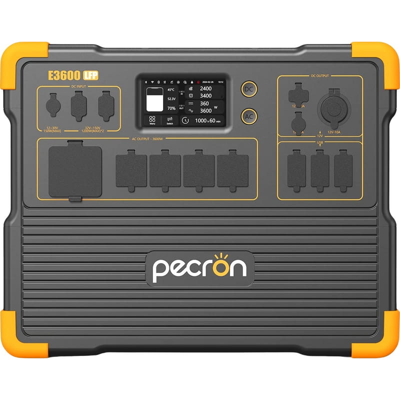 Зарядна станція Pecron E3600LFP 3072Wh, 3600W