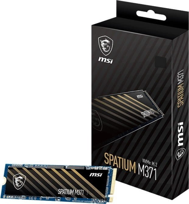 Накопитель SSD 1TB MSI Spatium M371 M.2 2280 PCIe 3.0 x4 NVMe 3D NAND TLC (S78-440L870-P83)_акция