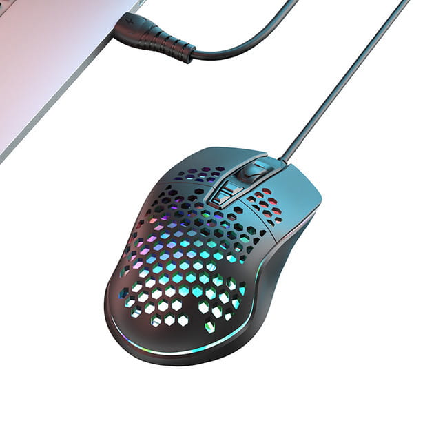 Мышь XO M4 RGB Black (XO-M4-BK)