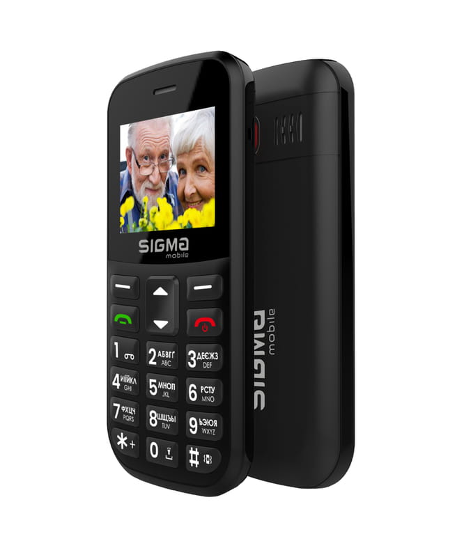 Мобільний телефон Sigma mobile Comfort 50 Easy Black (4827798585214)