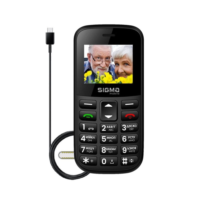 Мобільний телефон Sigma mobile Comfort 50 Easy Black (4827798585214)