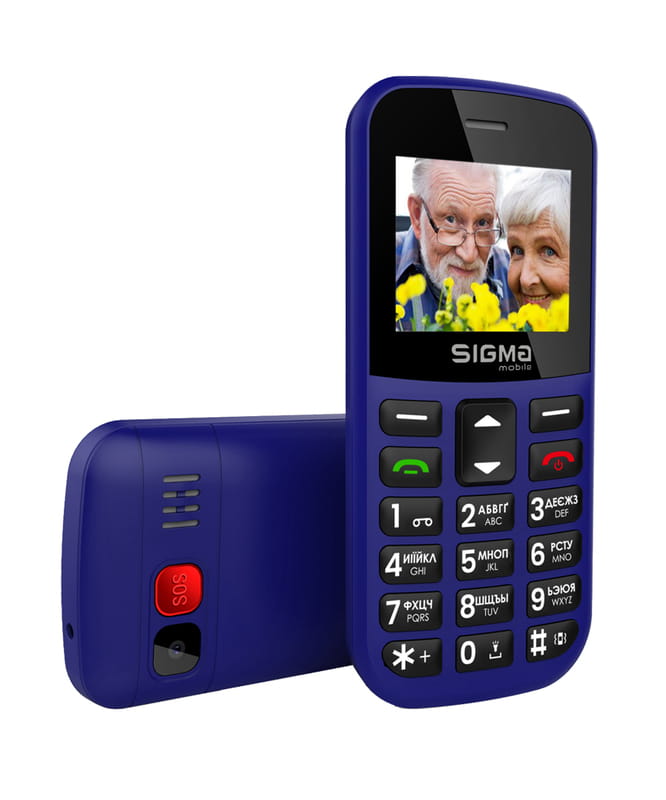 Мобільний телефон Sigma mobile Comfort 50 Easy Blue (4827798585238)