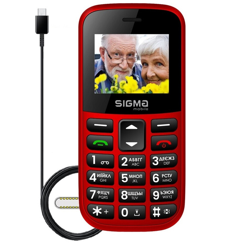 Мобильный телефон Sigma mobile Comfort 50 Easy Red (4827798585221)