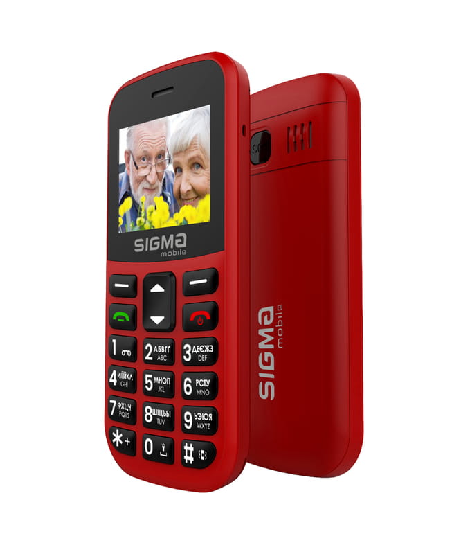 Мобільний телефон Sigma mobile Comfort 50 Easy Red (4827798585221)