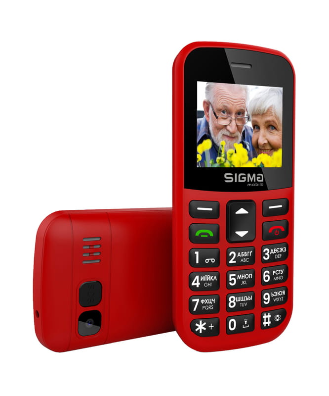 Мобильный телефон Sigma mobile Comfort 50 Easy Red (4827798585221)