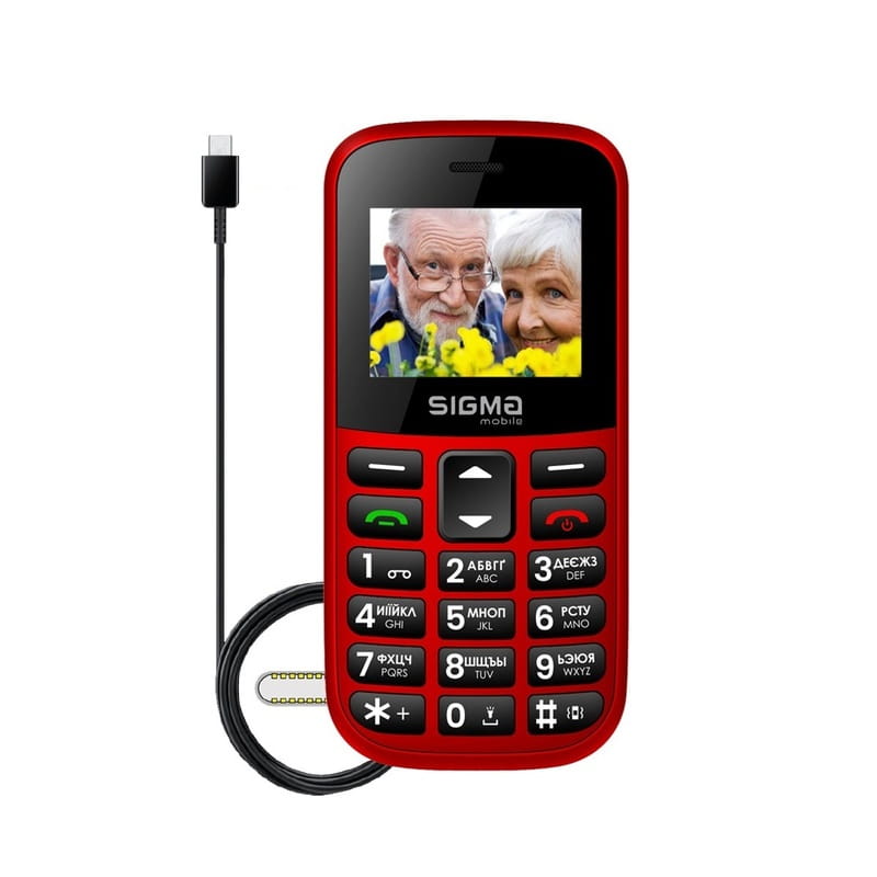 Мобільний телефон Sigma mobile Comfort 50 Easy Red (4827798585221)