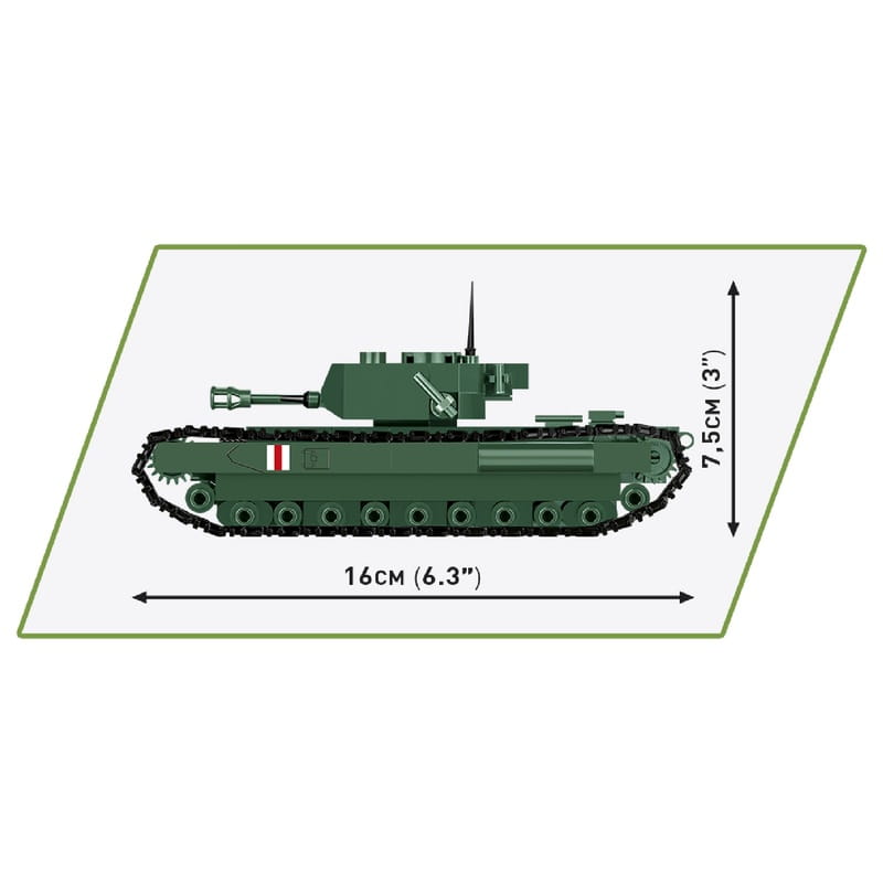 Конструктор COBI Вторая Мировая Война Танк Mk IV Черчилль (A22), 315 деталей (COBI-2717)