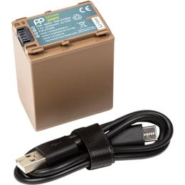 Аккумулятор PowerPlant Sony TNP-FV100A 3090mAh с кабелем Type-C (CB971251)