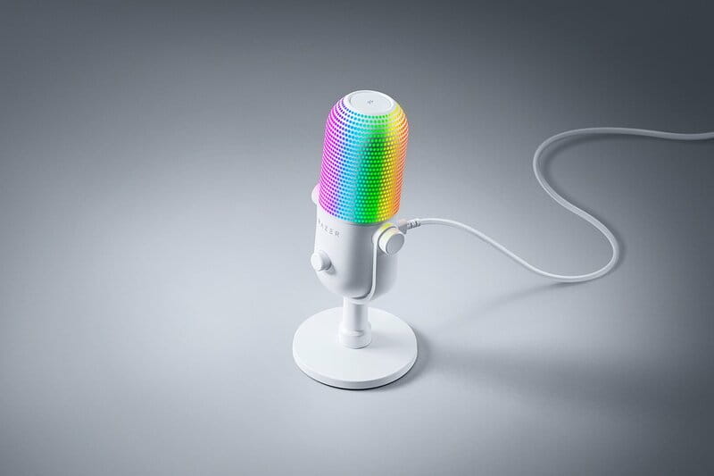 Микрофон Razer Seiren V3 Chroma White (RZ19-05060200-R3M1)