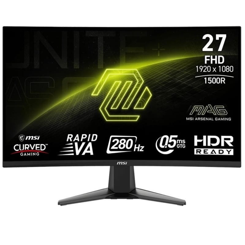 Монітор MSI 27" MAG 276CXF VA Black Curved 280Hz