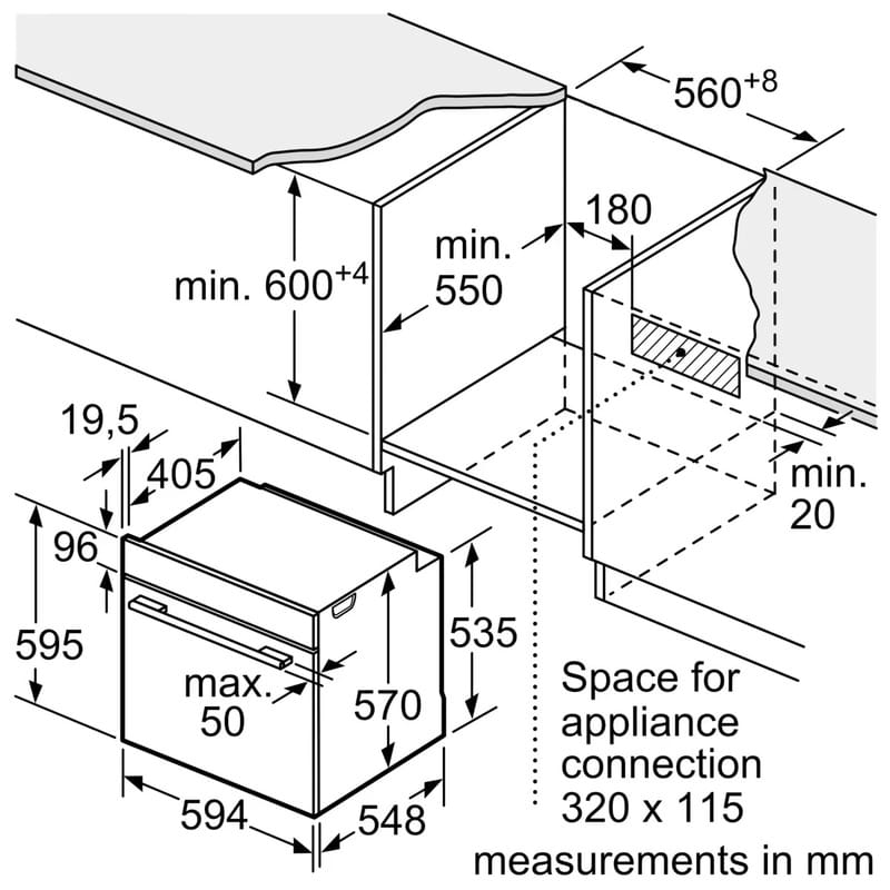 Духова шафа Bosch HBG272EB3