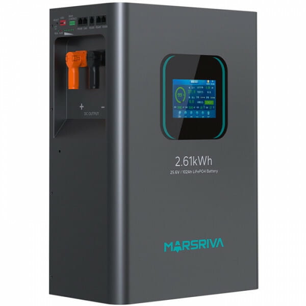 Акумуляторна батарея Marsriva 25.6V 102AH (MR-LFP24-100-WMD) LiFePO4