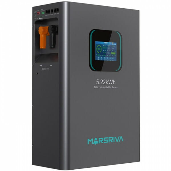 Акумуляторна батарея Marsriva 51.2V 102AH (MR-LFP48-100-WMD) LiFePO4