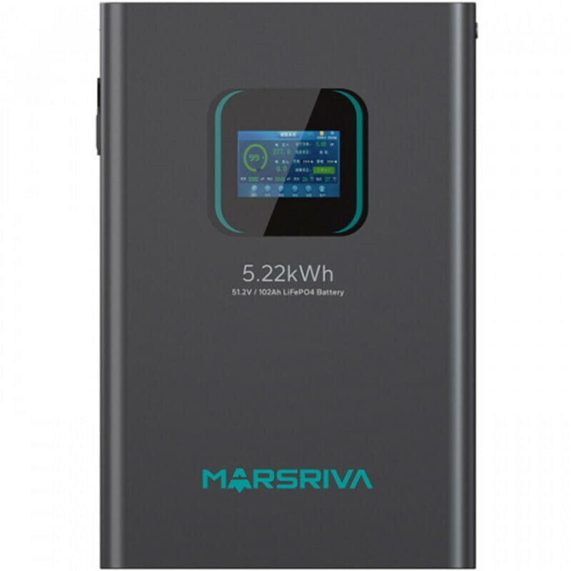 Акумуляторна батарея Marsriva 51.2V 102AH (MR-LFP48-100-WMD) LiFePO4