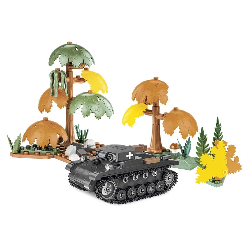 Конструктор COBI Вторая Мировая Война Танк Panzer II, 250 деталей (COBI-2718)
