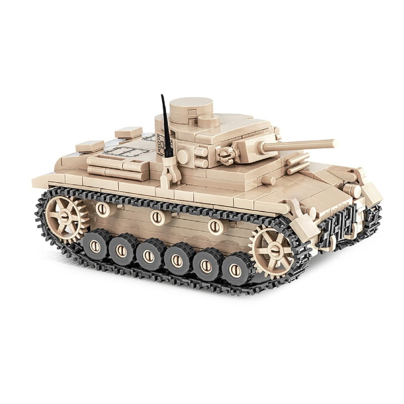 Конструктор COBI Вторая Мировая Война Танк Panzer III, 292 детали (COBI-2712)
