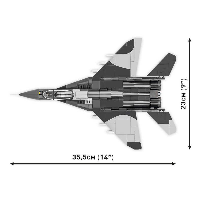 Конструктор COBI Самолет МиГ-29 (UA/PL) Fulcrum, 550 деталей (COBI-5840)