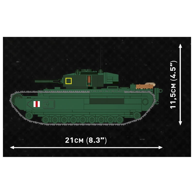 Конструктор COBI Company of Heroes 3 Танк Mk III Черчилль, 654 детали (COBI-3046)
