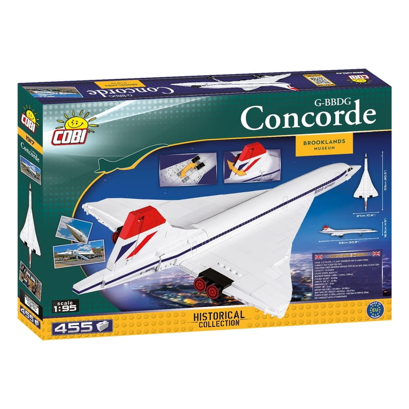 Конструктор COBI Конкорд 1:95, 455 деталей (COBI-1917)
