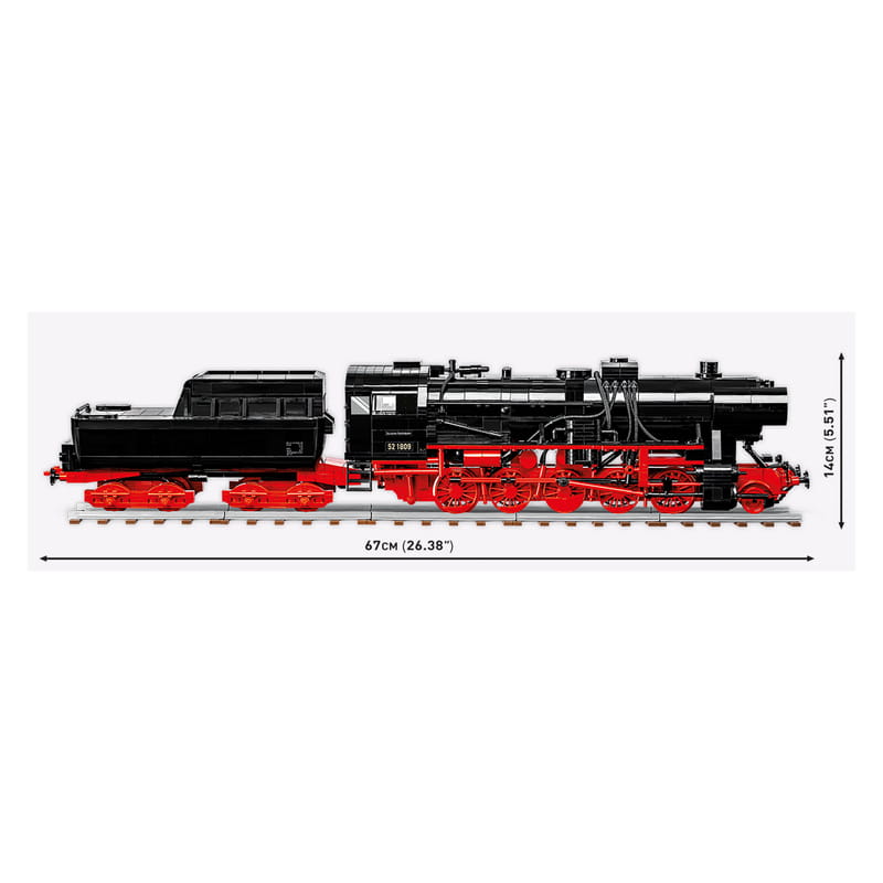 Конструктор COBI Локомотив DR BR Class 52 масштаб 1:35, 2505 деталей (COBI-6282)