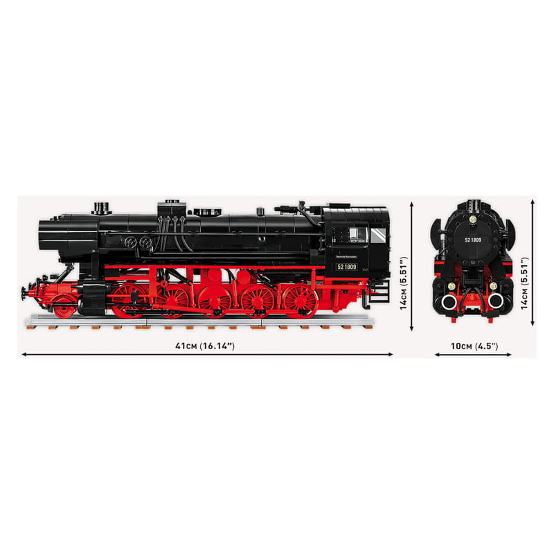 Конструктор COBI Локомотив DR BR Class 52 масштаб 1:35, 1723 детали (COBI-6283)