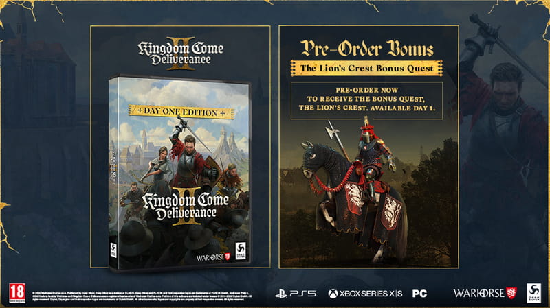 Гра Kingdom Come: Deliverance 2 Day One Edition для Sony PlayStation 5, Blu-ray (1143932)