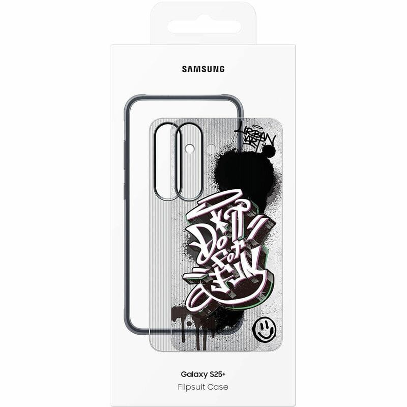Чехол-накладка Samsung Flipsuit (Rugged) для Samsung Galaxy S25+ SM-S936 Black (EF-JS936CBEGWW)