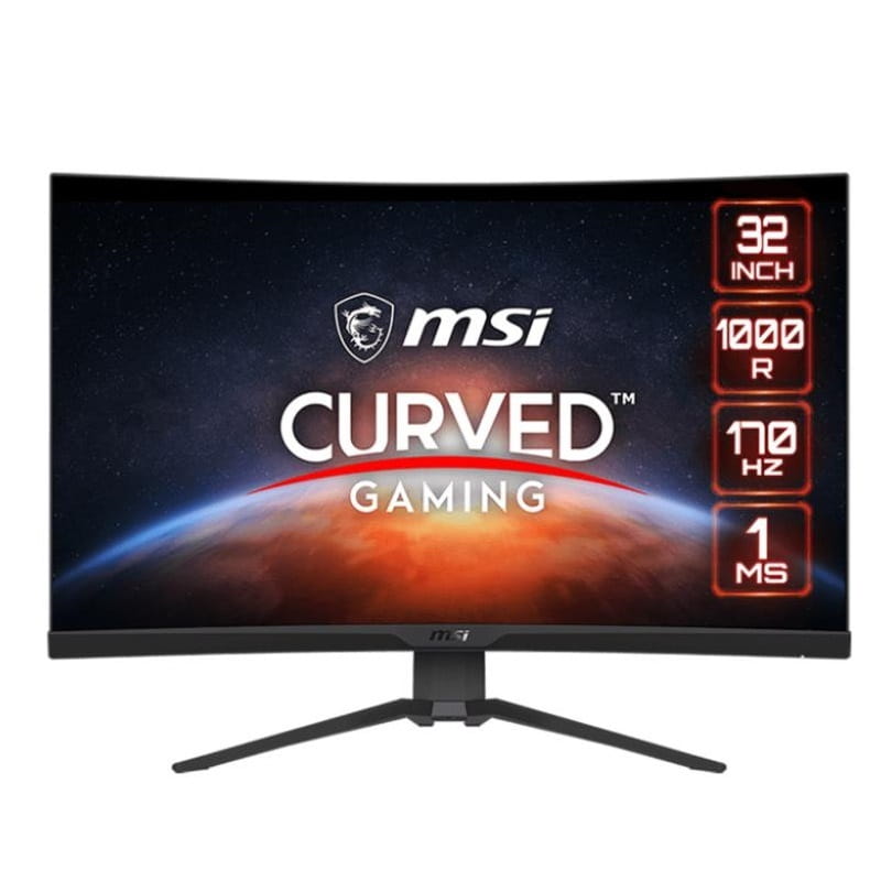 Монитор MSI 31.5" Optix G322CQP VA Black Curved 170Hz