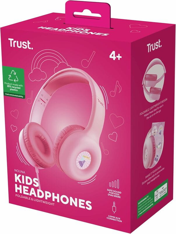 Наушники Trust Nouna Headphones Pink (25277)