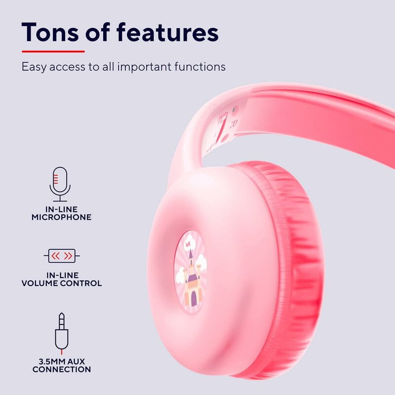 Наушники Trust Nouna Headphones Pink (25277)